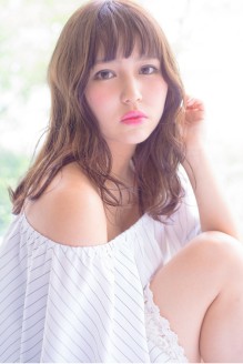 うぶバングほつれウェーブ