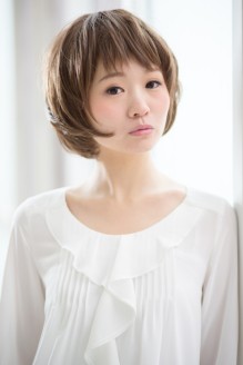 ふんわり×オン眉×マッシュショート