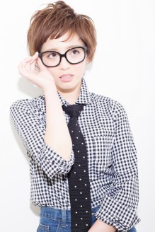 愛されベビーバングショート